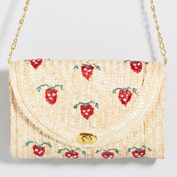 Modcloth Handbags - Straw bag by ModCloth